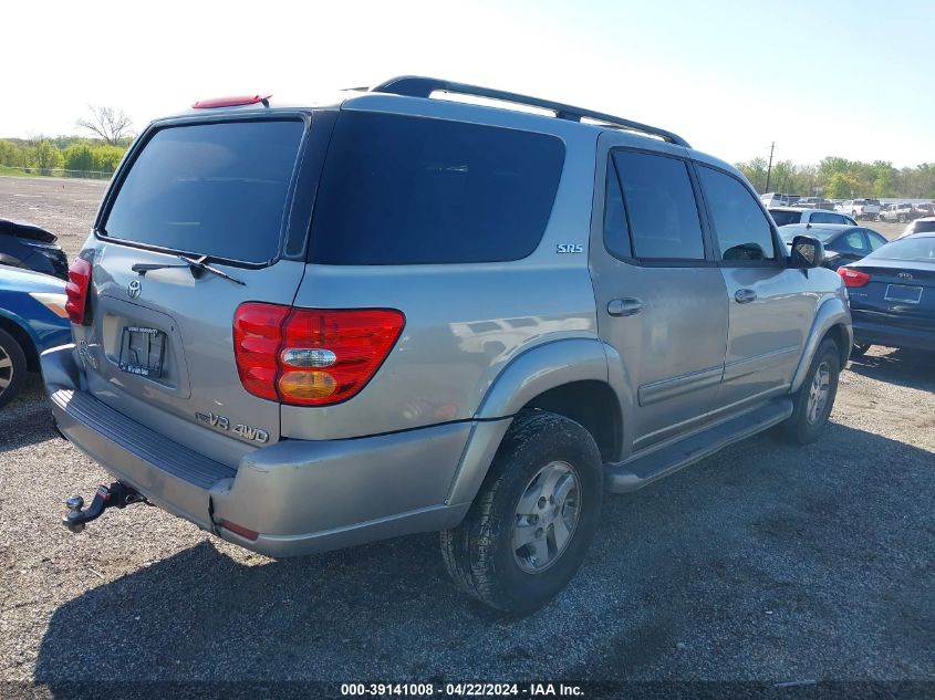 2004 Toyota Sequoia Sr5 V8 VIN: 5TDBT44A04S205539 Lot: 50221194