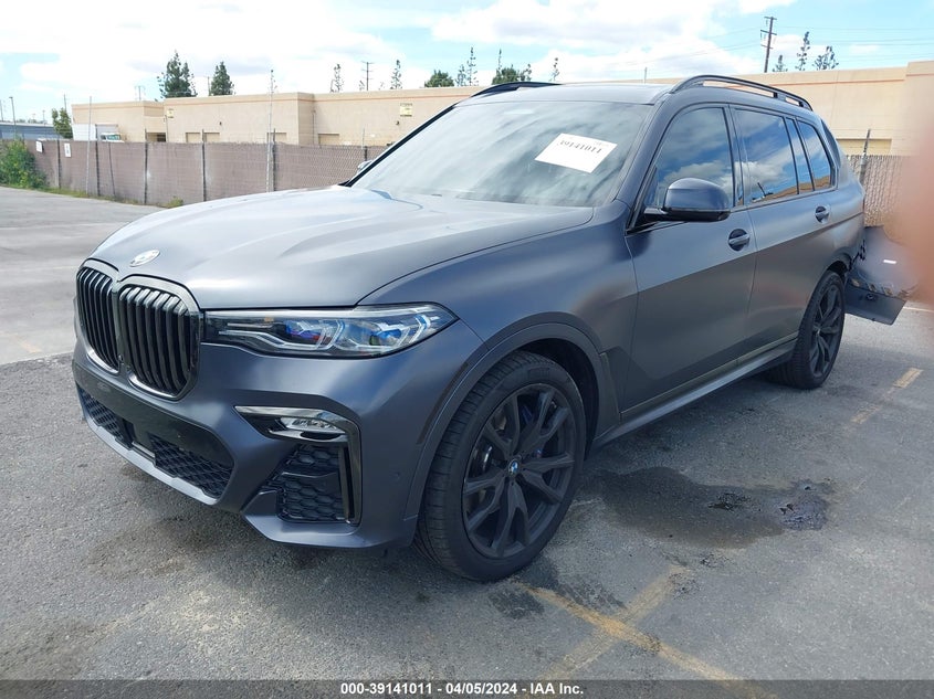 2021 BMW X7 M50I VIN: 5UXCX6C0XM9E99304 Lot: 39141011