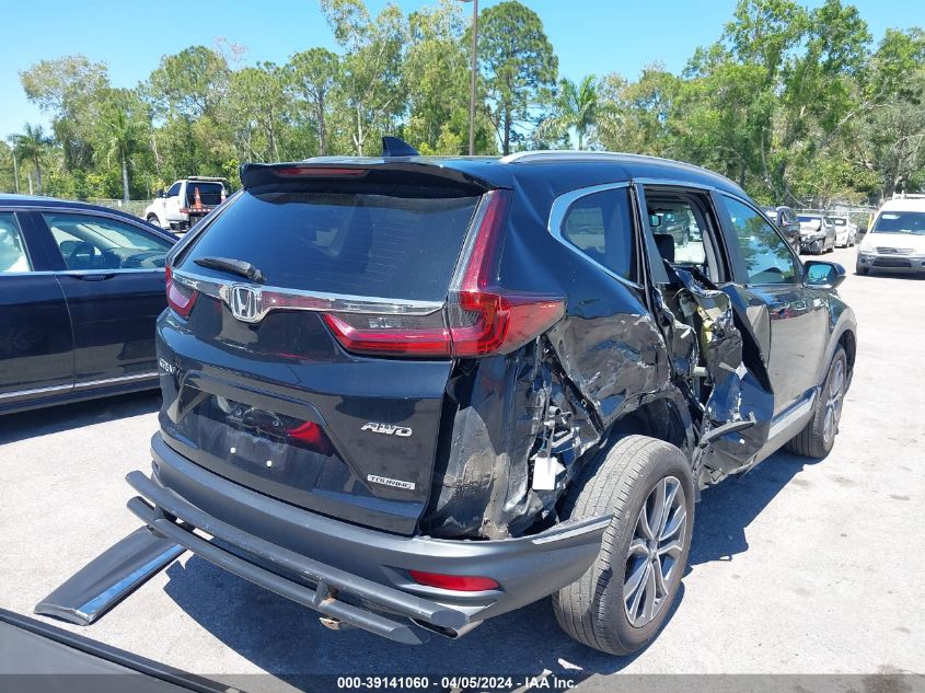 2021 Honda Cr-V Awd Touring VIN: 2HKRW2H93MH665133 Lot: 39141060