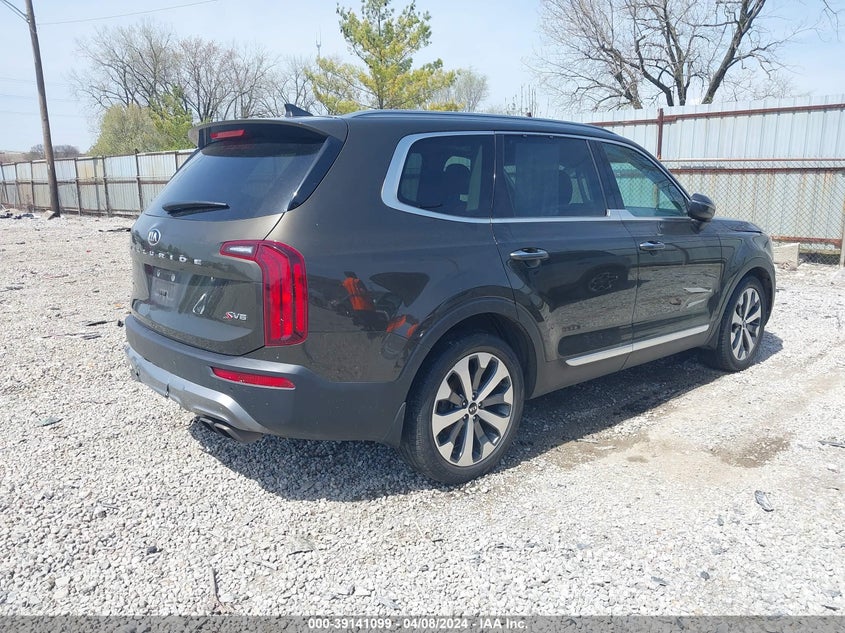 2021 Kia Telluride S VIN: 5XYP6DHC6MG105323 Lot: 39141099