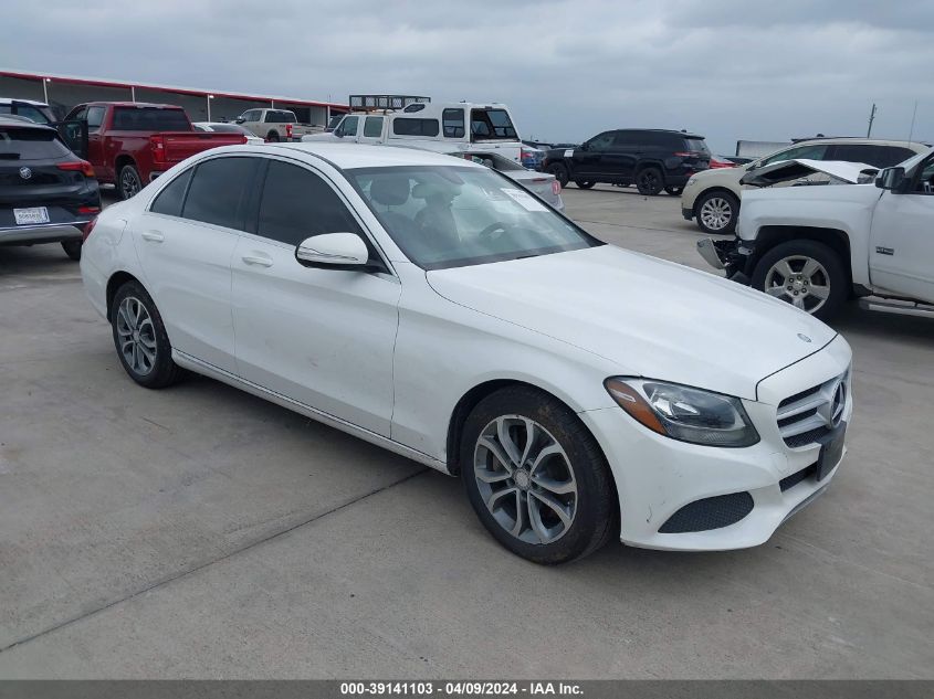 2015 Mercedes-Benz C 300 Luxury/Sport VIN: 55SWF4JBXFU043172 Lot: 39141103