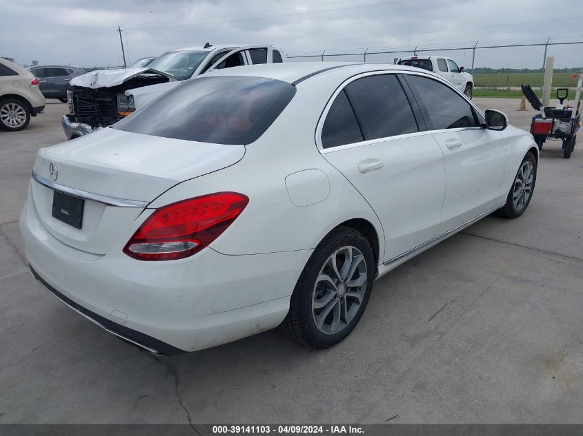 2015 Mercedes-Benz C 300 Luxury/Sport VIN: 55SWF4JBXFU043172 Lot: 39141103