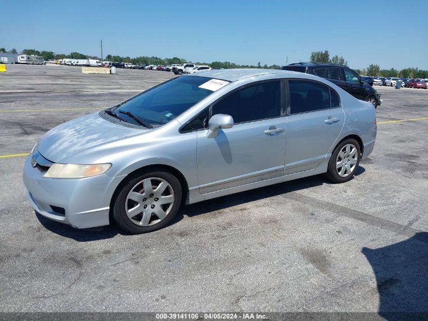 2HGFA16589H546202 | 2009 HONDA CIVIC