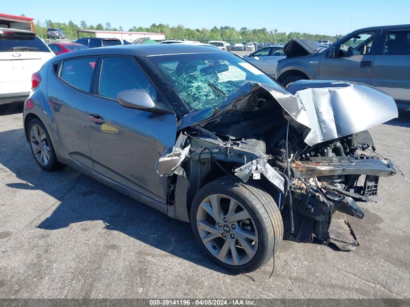 2017 HYUNDAI VELOSTER - KMHTC6AD2HU306142