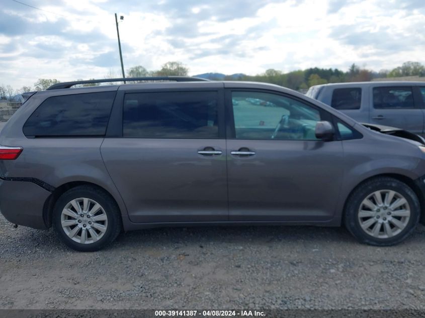 2015 Toyota Sienna Xle Premium 7 Passenger VIN: 5TDDK3DC8FS097794 Lot: 39141387