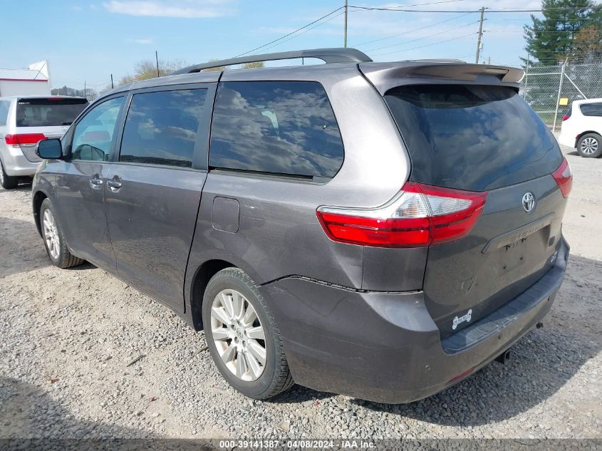 2015 Toyota Sienna Xle Premium 7 Passenger VIN: 5TDDK3DC8FS097794 Lot: 39141387