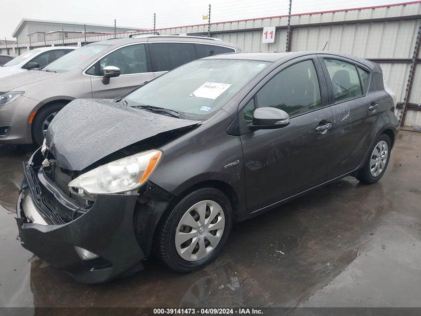 2013 Toyota Prius C Two VIN: JTDKDTB3XD1056260 Lot: 39141473