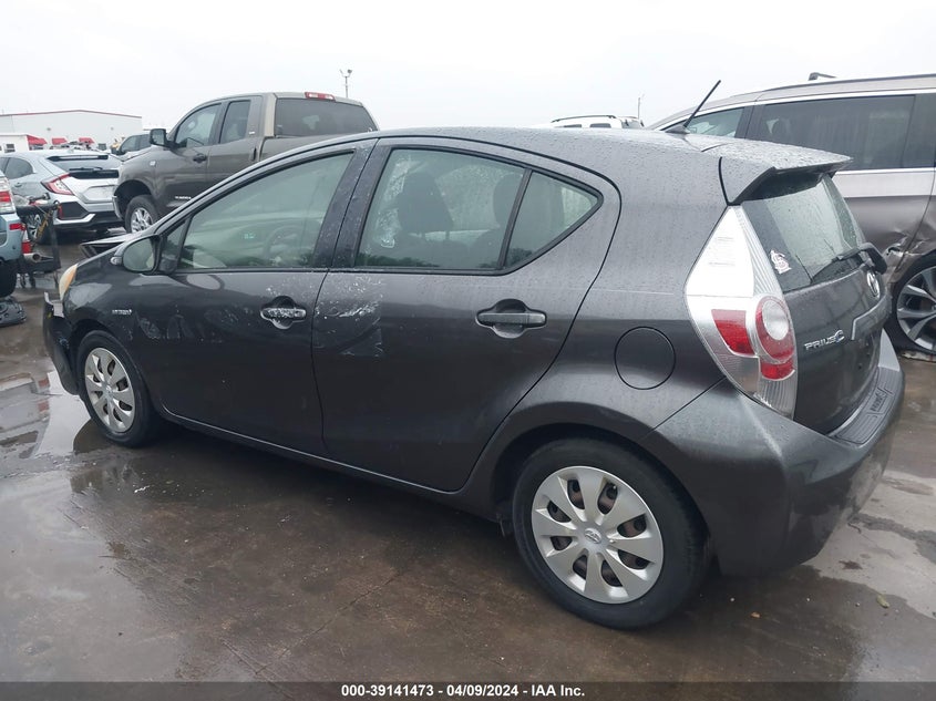 2013 Toyota Prius C Two VIN: JTDKDTB3XD1056260 Lot: 39141473