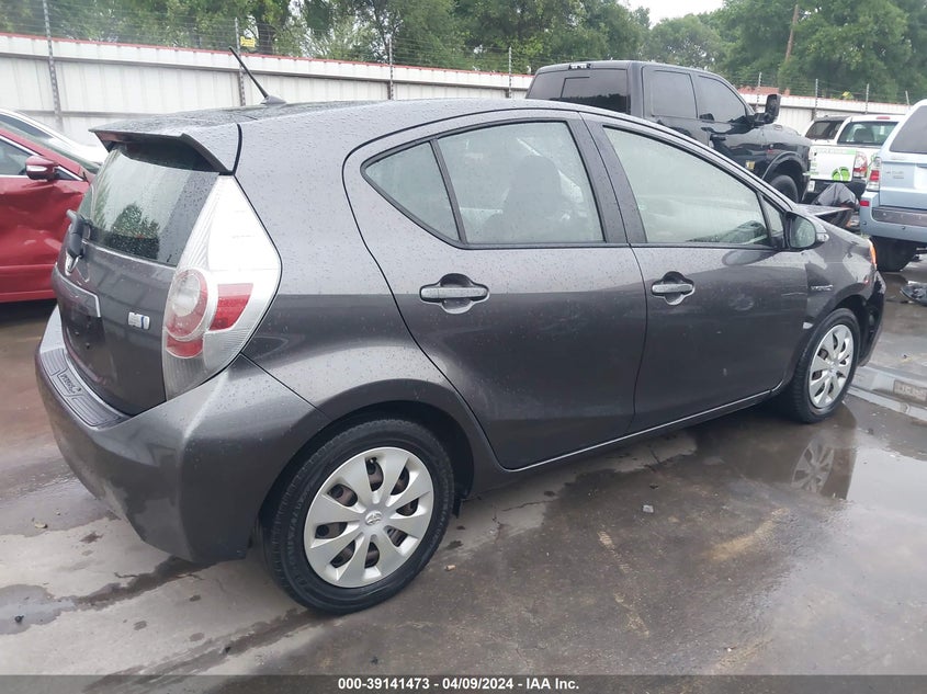 2013 Toyota Prius C Two VIN: JTDKDTB3XD1056260 Lot: 39141473