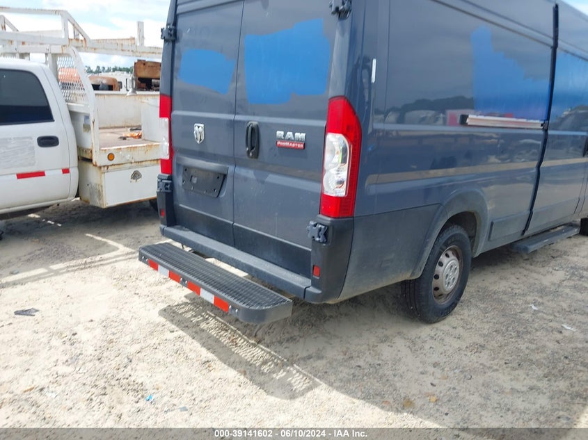 2021 Ram Promaster 3500 Cargo Van High Roof 159 Wb Ext VIN: 3C6FRVJG7ME503120 Lot: 39141602