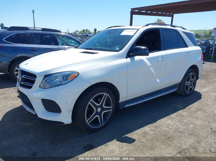 VIN 4JGDA5JB4HA843454 2017 MERCEDES-BENZ GLE 350