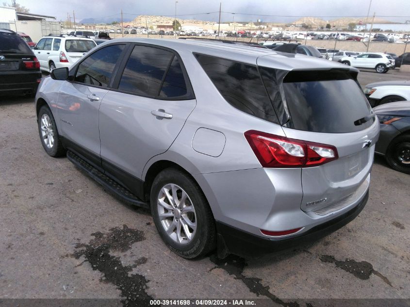 2020 Chevrolet Equinox Fwd Ls VIN: 3GNAXHEV6LS560211 Lot: 39141698