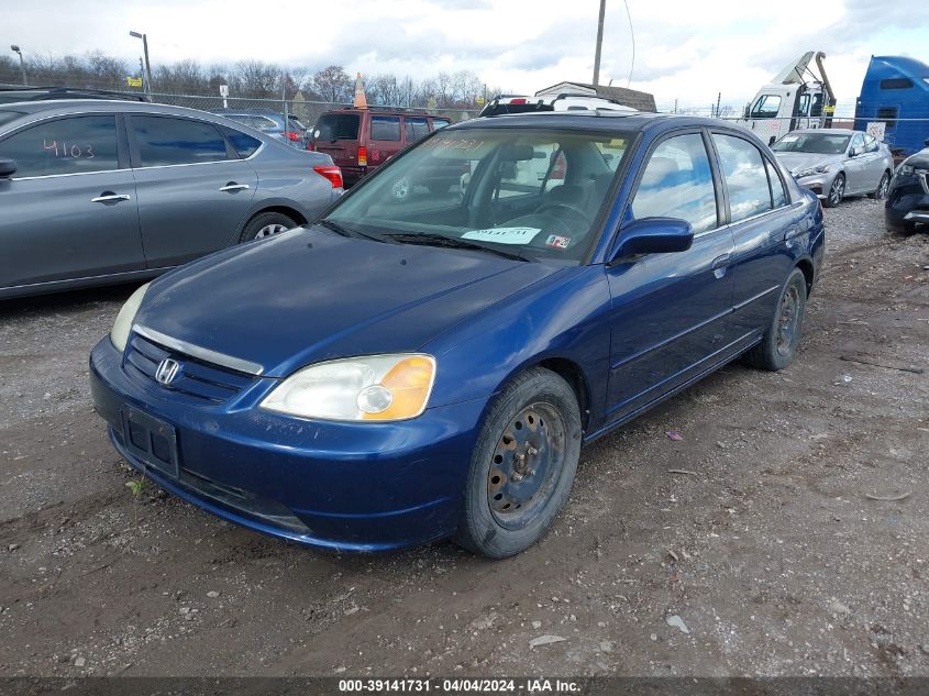 1HGES25721L043581 | 2001 HONDA CIVIC