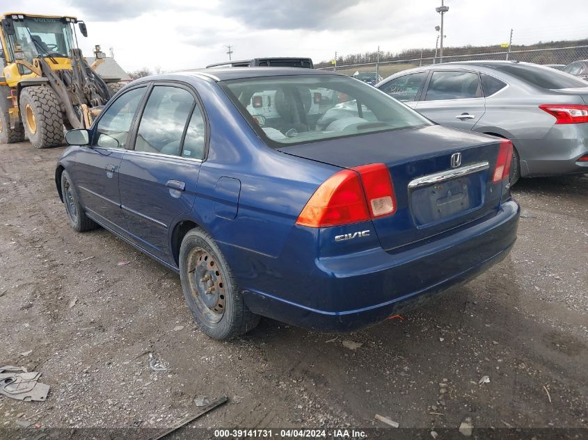 1HGES25721L043581 | 2001 HONDA CIVIC