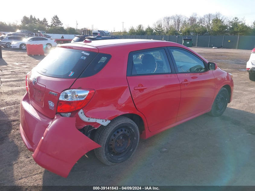 2010 Toyota Matrix VIN: 2T1KU4EE7AC394466 Lot: 39141843