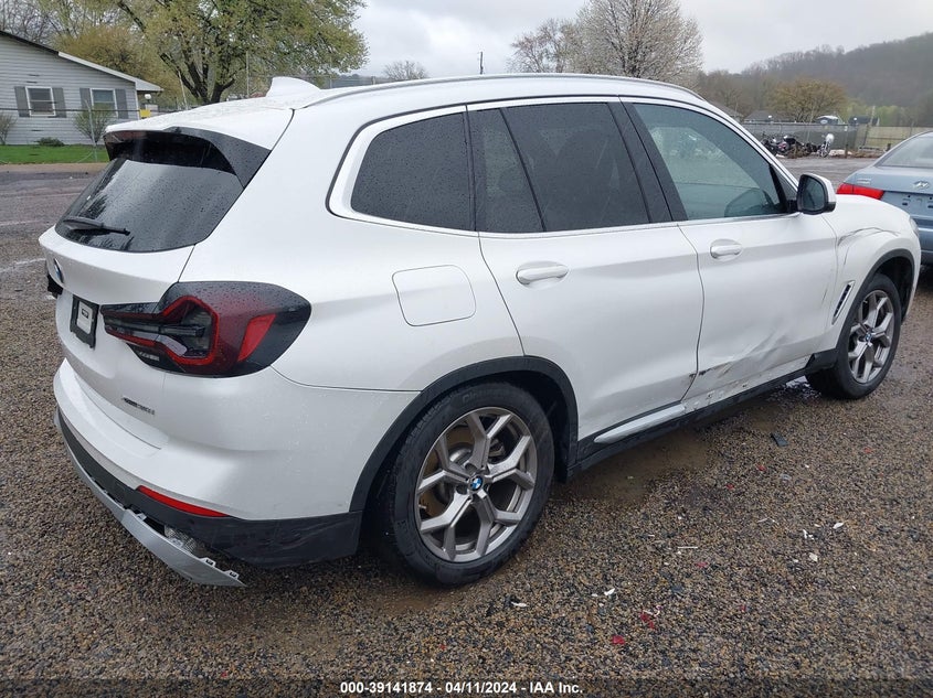 VIN WBX57DP0XNN184441 2022 BMW X3 XDRIVE30I