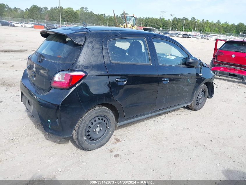 2023 Mitsubishi Mirage Es VIN: ML32AUHJ4PH003833 Lot: 39142073