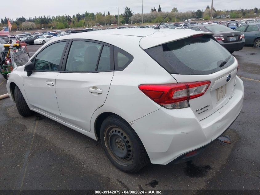 2019 Subaru Impreza 2.0I VIN: 4S3GTAA6XK3749176 Lot: 39142079