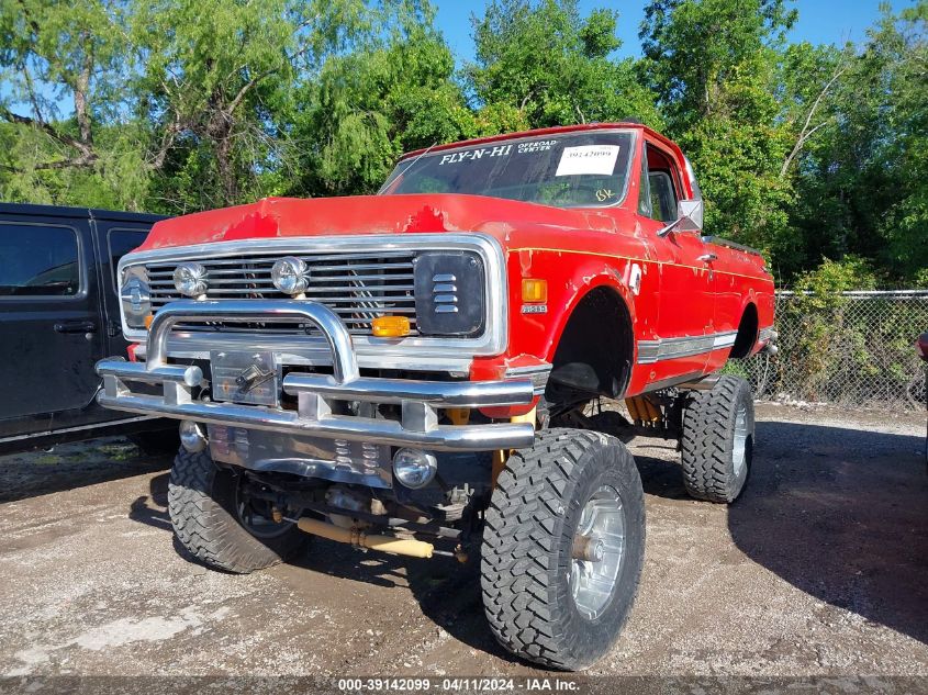 1972 Chevrolet K10 VIN: CKE182S128569 Lot: 39142099