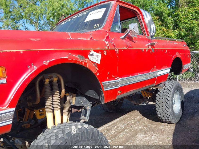 1972 Chevrolet K10 VIN: CKE182S128569 Lot: 39142099