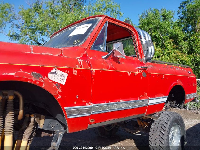 1972 Chevrolet K10 VIN: CKE182S128569 Lot: 39142099