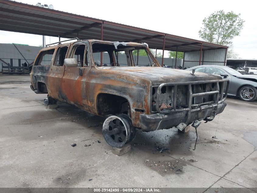 1987 Chevrolet Suburban V10 VIN: 1GNEV16K1HF170020 Lot: 39142495