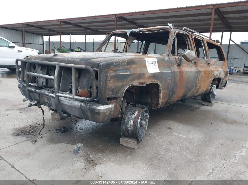 1987 Chevrolet Suburban V10 VIN: 1GNEV16K1HF170020 Lot: 39142495