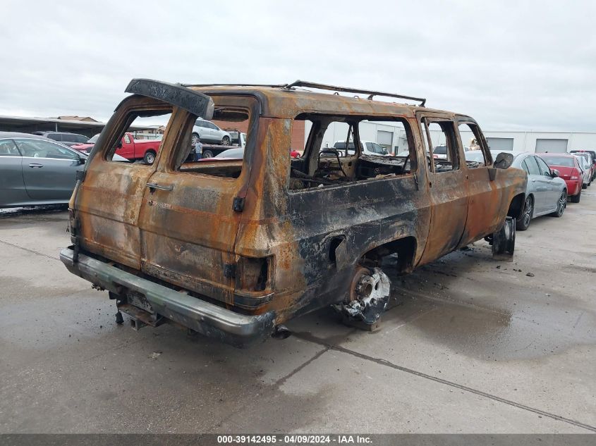 1987 Chevrolet Suburban V10 VIN: 1GNEV16K1HF170020 Lot: 39142495