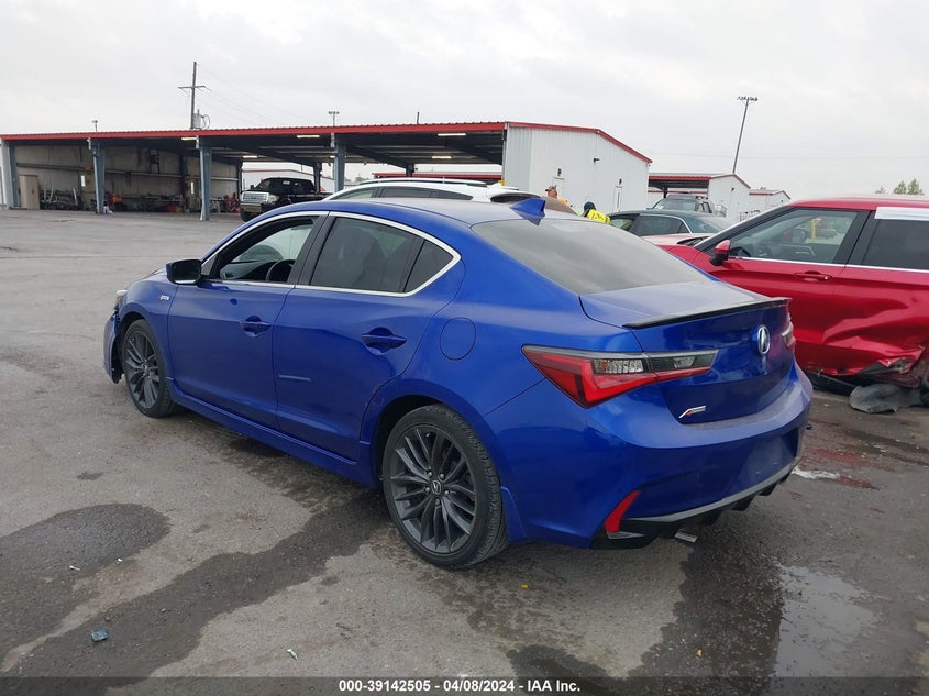 2022 Acura Ilx Premium A-Spec Packages/Technology A-Spec Packages VIN: 19UDE2F83NA002825 Lot: 39142505