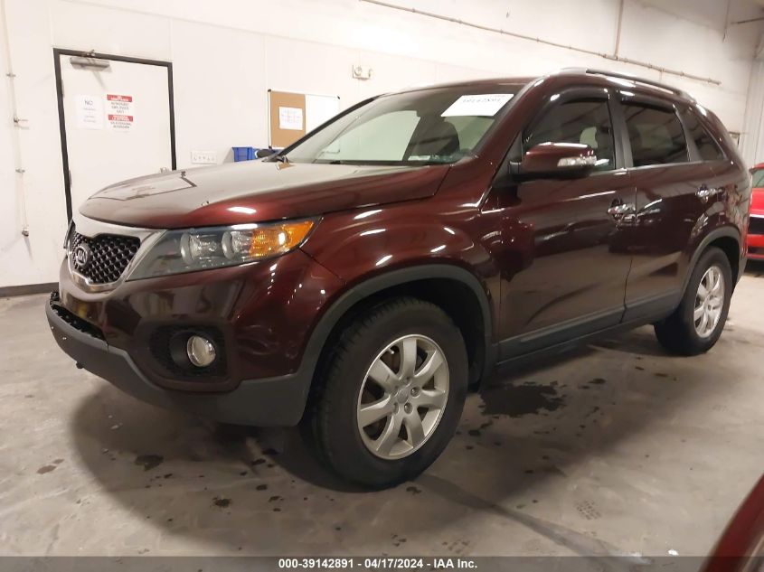 2013 Kia Sorento Lx VIN: 5XYKT4A67DG340952 Lot: 39142891