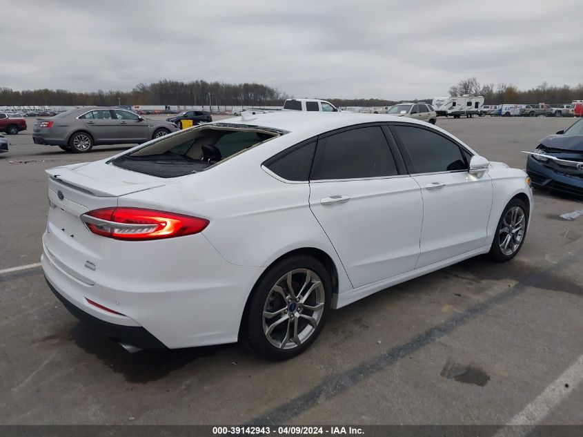 2020 Ford Fusion Sel VIN: 3FA6P0CD6LR116432 Lot: 39142943