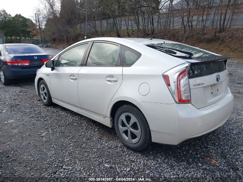 JTDKN3DU5D5663744 | 2013 TOYOTA PRIUS