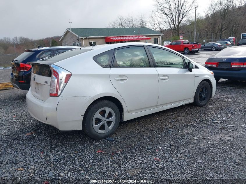 JTDKN3DU5D5663744 | 2013 TOYOTA PRIUS