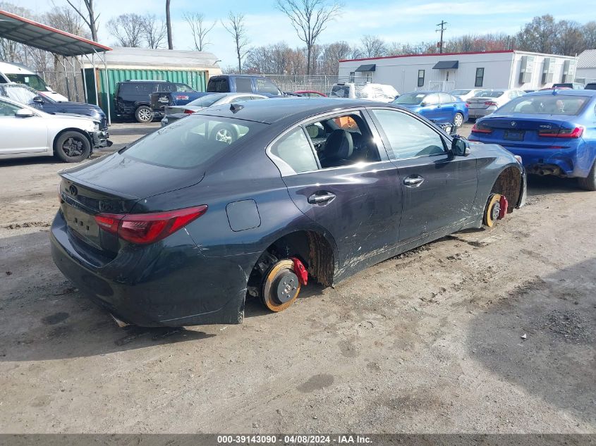 2023 Infiniti Q50 Red Sport 400 Awd VIN: JN1FV7DR1PM590373 Lot: 39143090