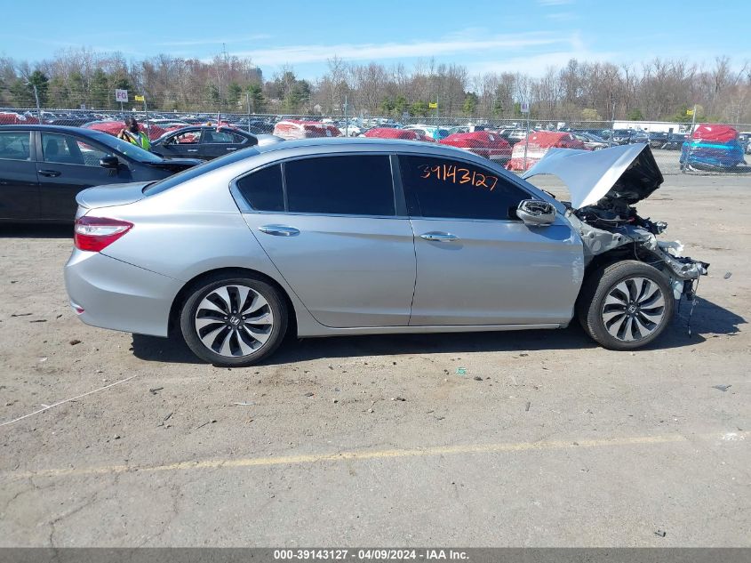 2017 Honda Accord Hybrid Ex-L VIN: JHMCR6F51HC009355 Lot: 39143127