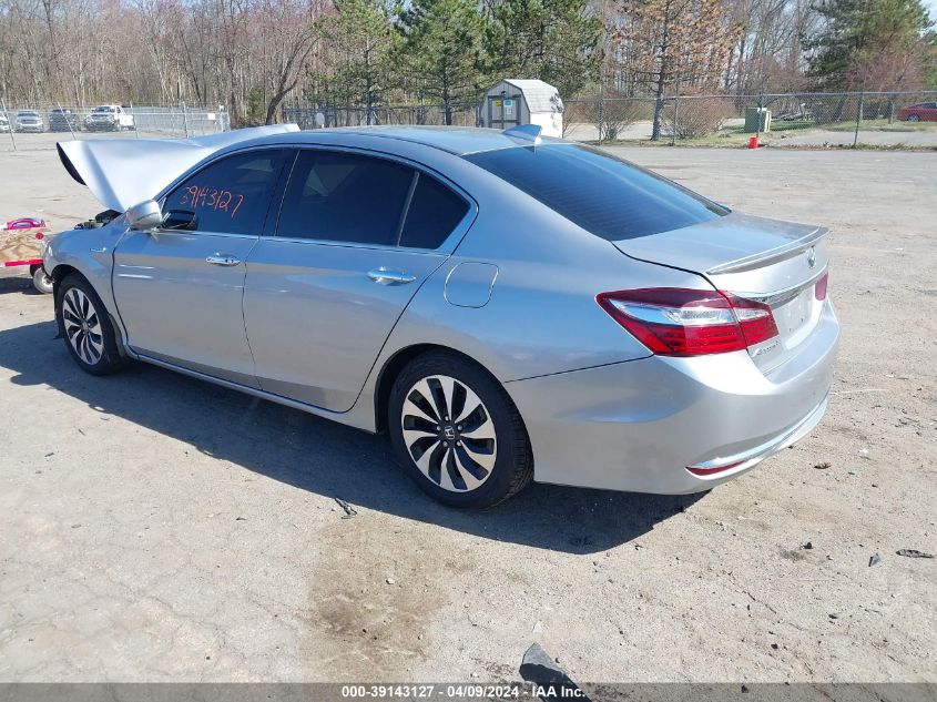 2017 Honda Accord Hybrid Ex-L VIN: JHMCR6F51HC009355 Lot: 39143127