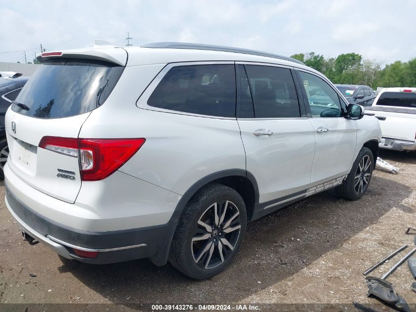 2020 Honda Pilot Awd Touring 8 Passenger VIN: 5FNYF6H97LB003443 Lot: 39143276