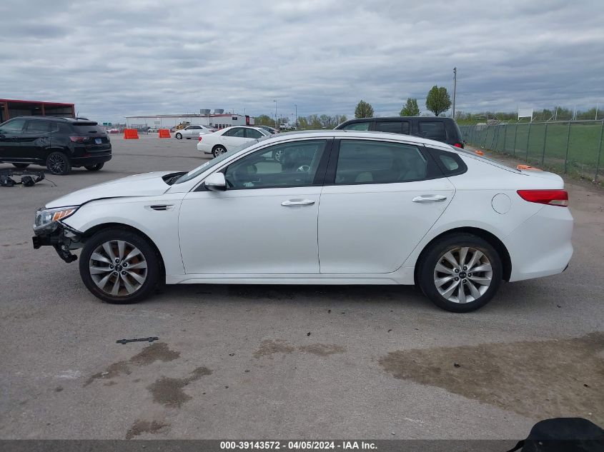 2018 Kia Optima Ex VIN: 5XXGU4L31JG199480 Lot: 39143572