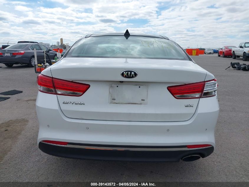 2018 Kia Optima Ex VIN: 5XXGU4L31JG199480 Lot: 39143572