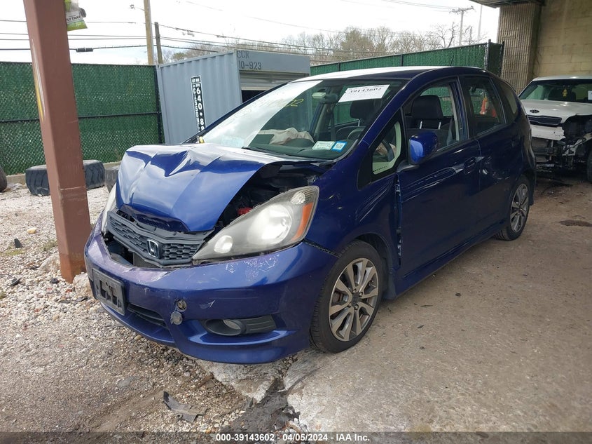 2013 HONDA FIT SPORT - JHMGE8H55DC069753
