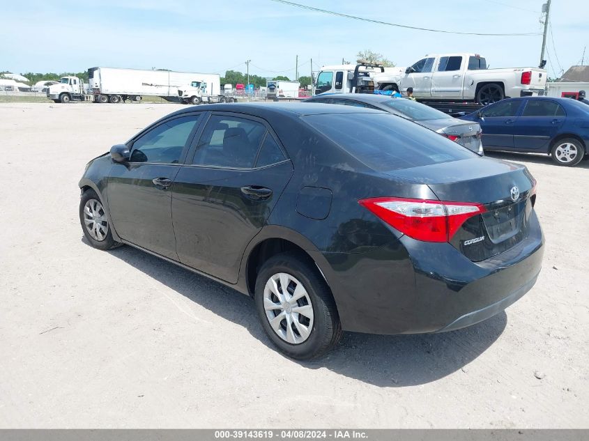 2T1BURHE8EC138397 | 2014 TOYOTA COROLLA