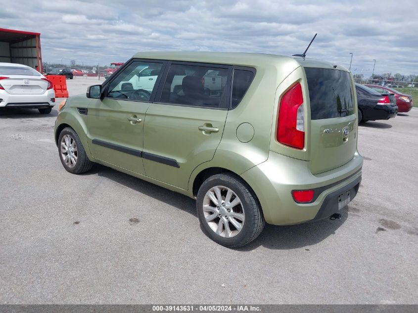 2013 Kia Soul + VIN: KNDJT2A67D7508831 Lot: 39143631