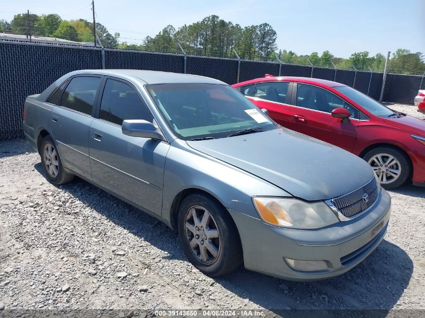 4T1BF28B3YU006643 | 2000 TOYOTA AVALON