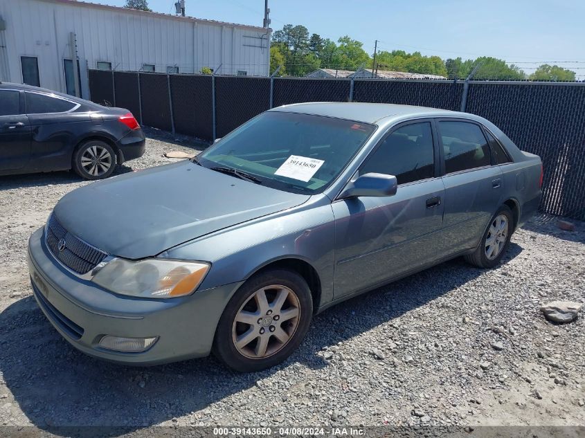 4T1BF28B3YU006643 | 2000 TOYOTA AVALON