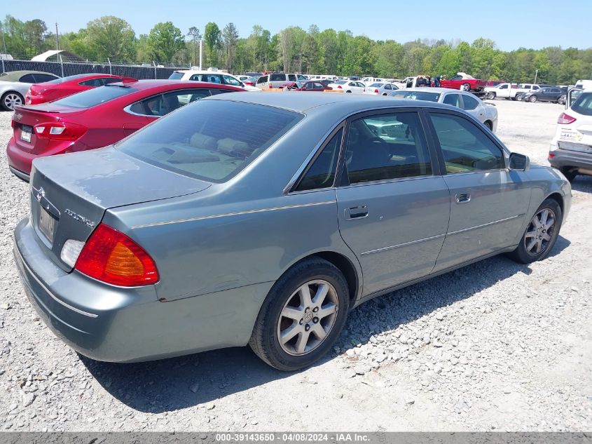 4T1BF28B3YU006643 | 2000 TOYOTA AVALON