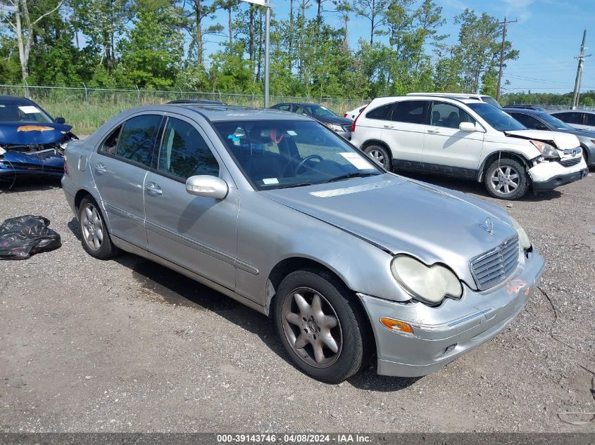 2001 Mercedes-Benz C 240 VIN: WDBRF61J21F090703 Lot: 39143746