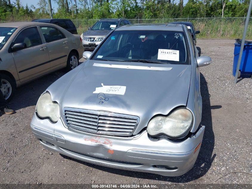 2001 Mercedes-Benz C 240 VIN: WDBRF61J21F090703 Lot: 39143746