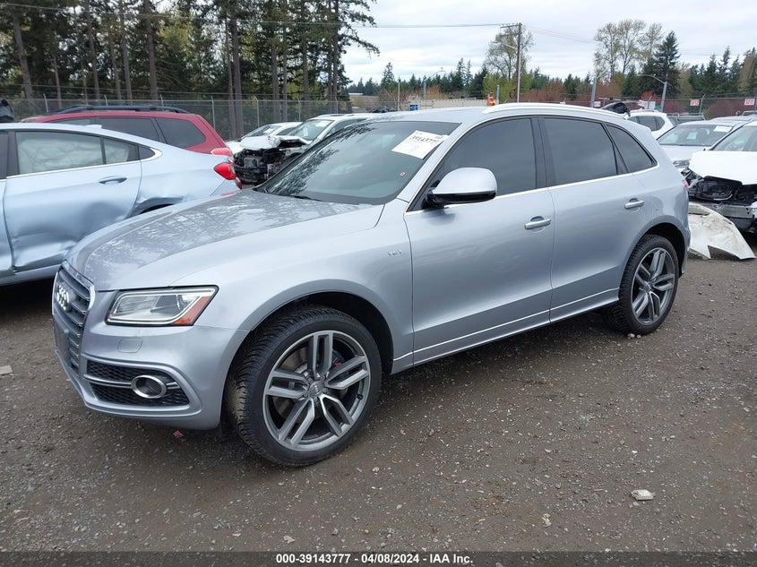 2016 Audi Sq5 3.0T Premium Plus VIN: WA1CCAFPXGA083871 Lot: 39143777