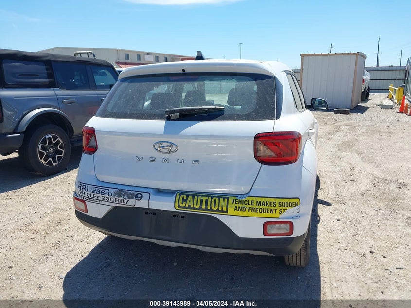 2021 HYUNDAI VENUE SE - KMHRB8A38MU103380