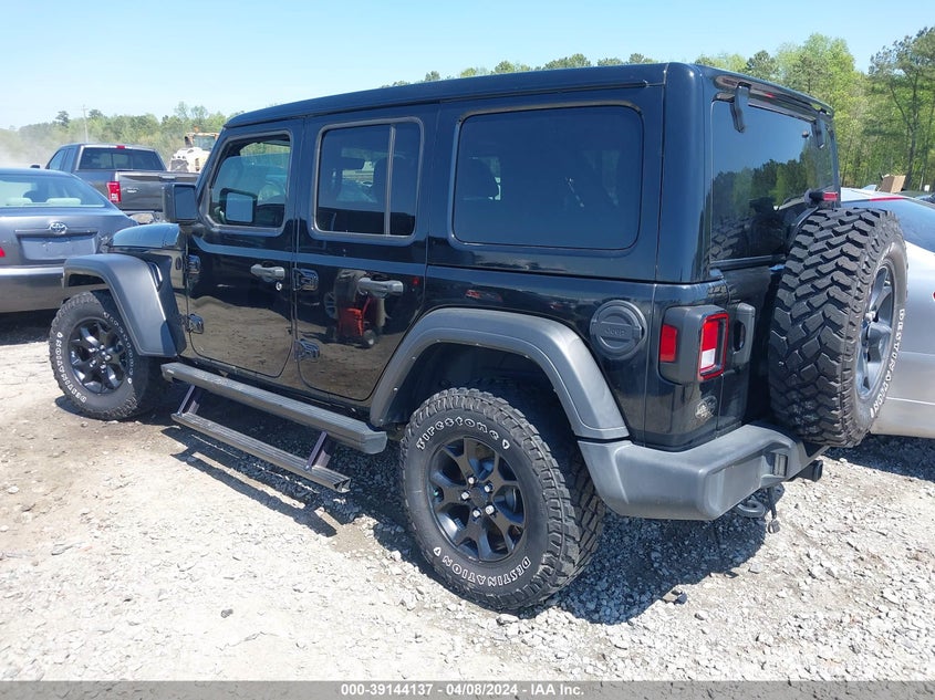 2021 JEEP WRANGLER UNLIMITED WILLYS 4X4 - 1C4HJXDN7MW584236